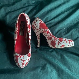 FUNTASMA Blood Splatter High Heels